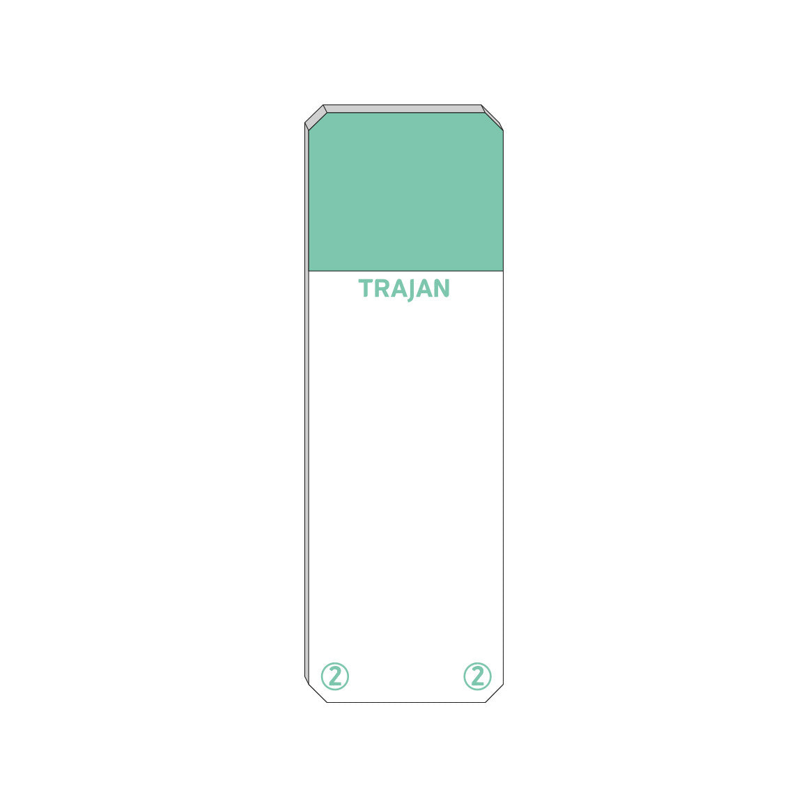 Trajan Scientific and Medical, Series 2 Adhesive Microscope Slides, Green, Frost 20 mm, 76 mm x 26 mm