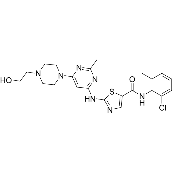 Dasatinib Chemische Struktur