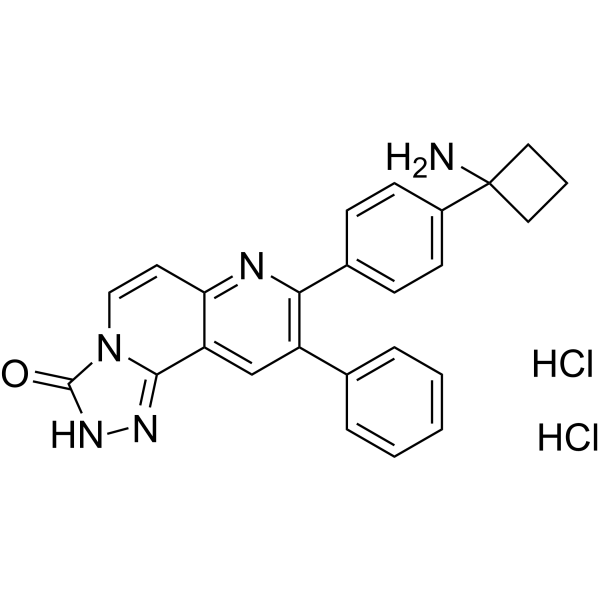 MK-2206 dihydrochloride Chemische Struktur