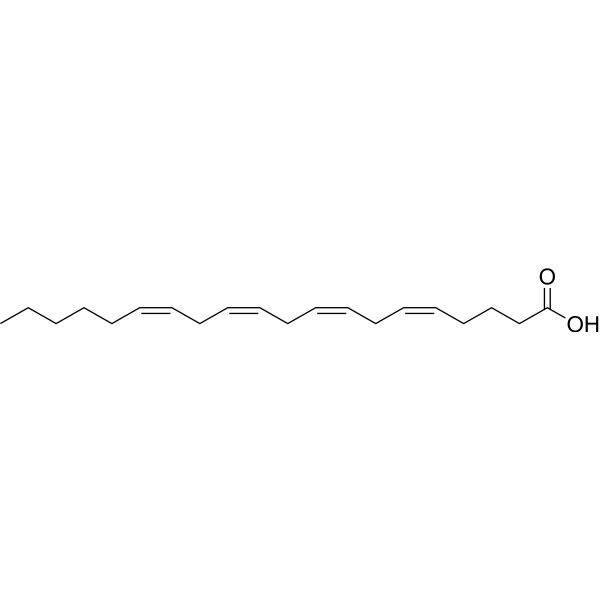 Arachidonic acid Estructura química