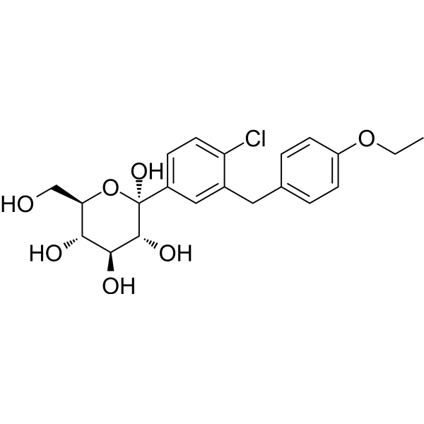 Dapagliflozin impurity Chemische Struktur