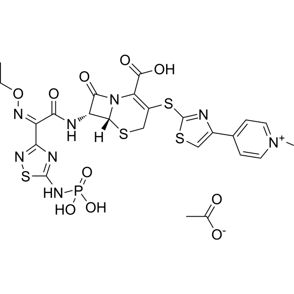 Ceftaroline fosamil Chemische Struktur