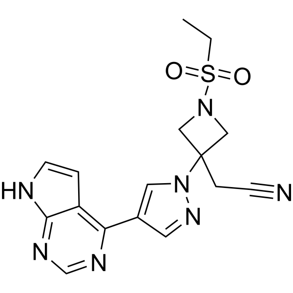Baricitinib Estructura química