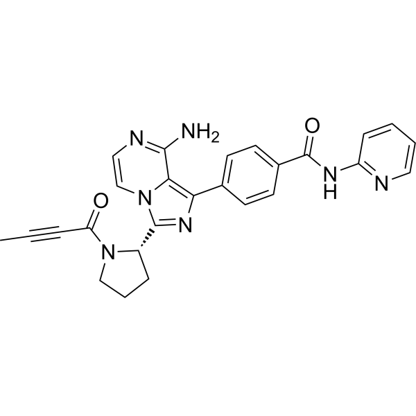 Acalabrutinib Chemische Struktur