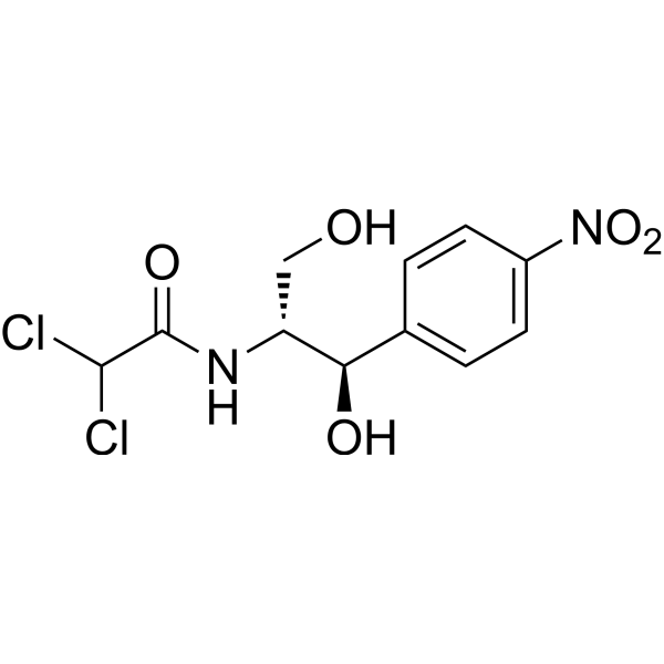 Chloramphenicol Estructura química