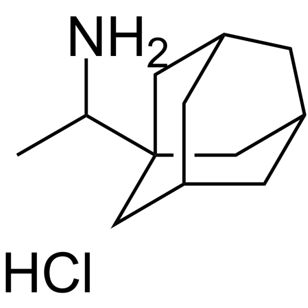 Rimantadine hydrochloride Estructura química