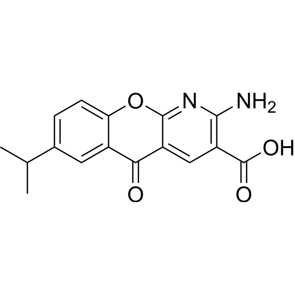 Amlexanox Estructura química