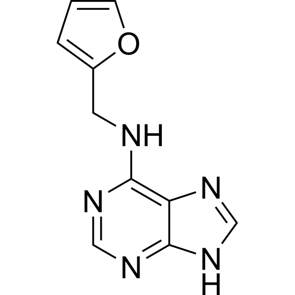 Kinetin Estructura química