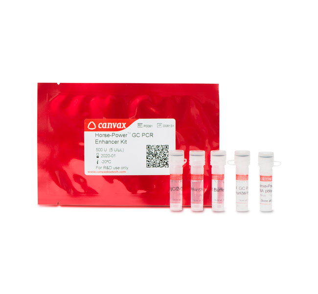 Horse-Power™ GC PCR Enhancer Kit – Canvax reagent for GC-rich DNA amplification Horse-Power™ GC PCR Enhancer Kit – Canvax reagent for GC-rich DNA amplification