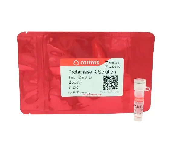 Proteinase K Solution – Ready-to-use 20 mg/mL Proteinase K solution 20 mg/mL – Canvax
