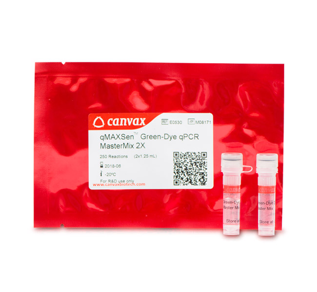 Green qPCR MasterMix – Canvax high-sensitivity quantitative PCR mix Green qPCR MasterMix – Canvax high-sensitivity quantitative PCR mix