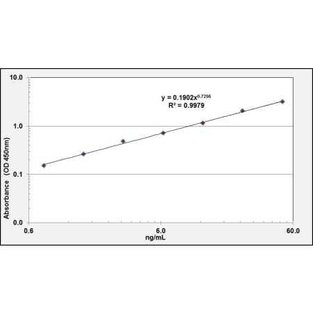 MMP13 ELISA Standard Curve