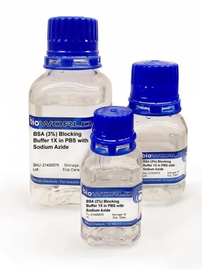 BSA (3%) Blocking Buffer 1X in PBS with Sodium Azide