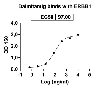 Recombinant Human EGFR/ERBB1/HER1 Protein, C-His