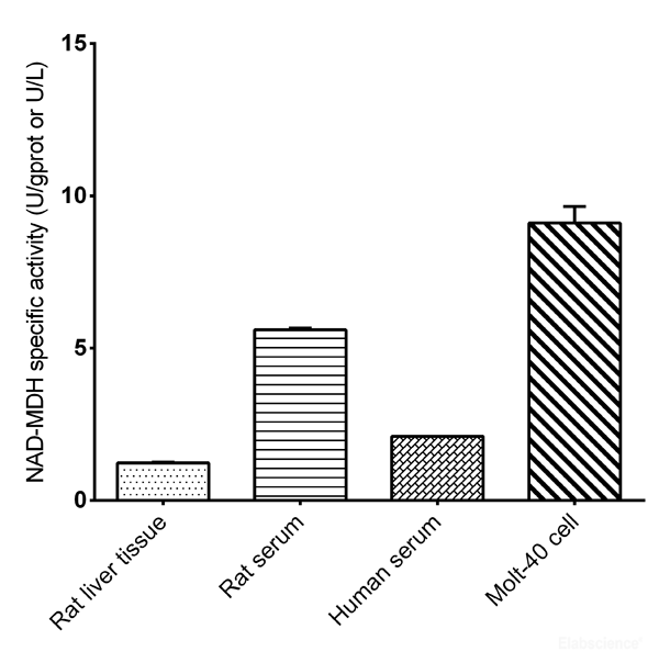 NAD-MDH Assay Kit, Testing Data – Cat# MBS2570538