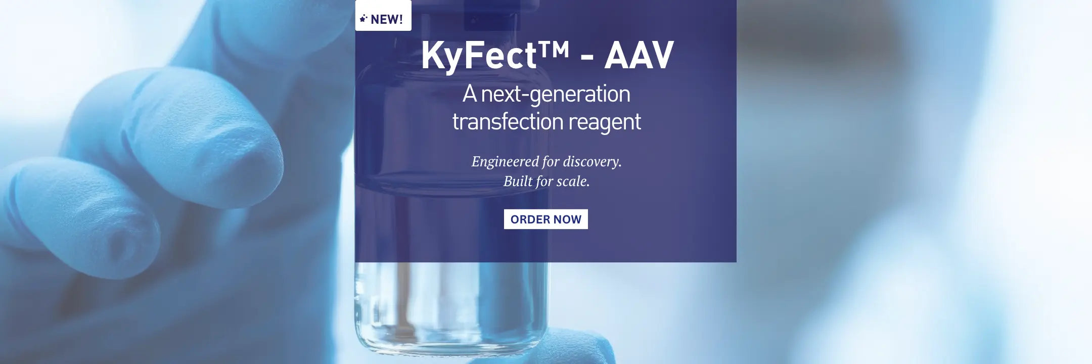 Polysciences KyFect™ - AAV next-generation transfection reagent, designed for efficient gene delivery and large-scale discovery research