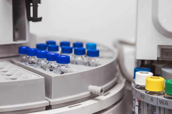 Automated equipment filling sample vials for contract manufacturing processes