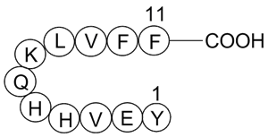 Amyloid beta-Peptide (10-20) (human)