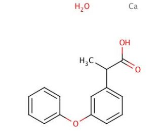 Fenoprofen calcium salt (CAS 53746-45-5) - chemical structure image