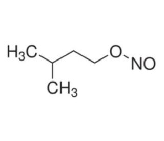 Isopentyl nitrite (CAS 110-46-3) - chemical structure image
