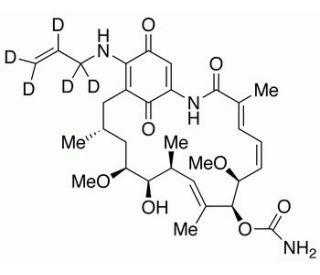 17-(Allylamino-d5) Geldanamycin (CAS 75747-14-7 (unlabeled)) - chemical structure image