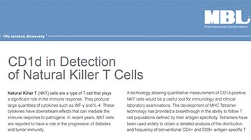 Brochure: CD1d in detection of natural killer t cells (Tetramers)